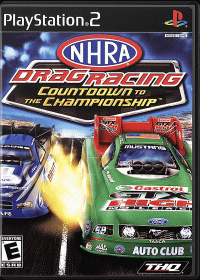NHRA Drag Racing: Countdown to the Championship Playstation 2  box art